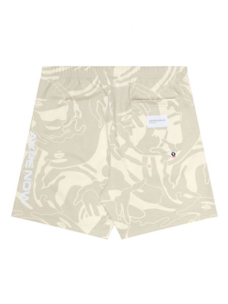 Shorts à imprimé en jacquard Aape By *a Bathing Ape® beige