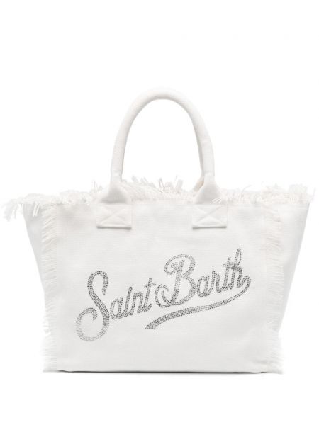 Плажна чанта Mc2 Saint Barth бяло