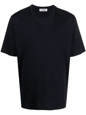 T-shirt aus baumwoll Jil Sander blau