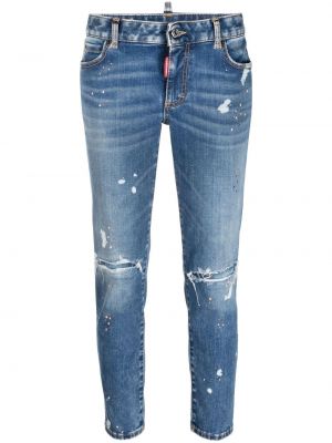 Skinny jeans Dsquared2 blau