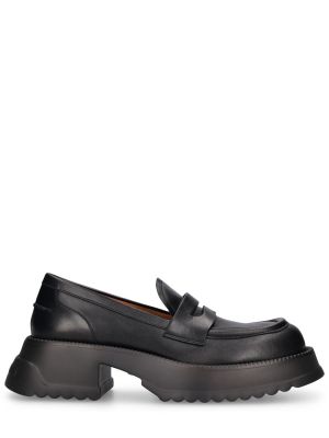 Pantofi loafer din piele Marni negru