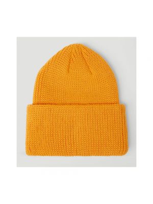 Dzianinowa czapka The North Face pomarańczowa