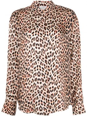 Hemd mit print mit leopardenmuster Forte_forte