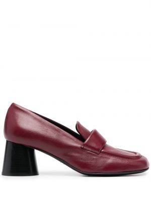 Pantofi loafer din piele Halmanera roșu