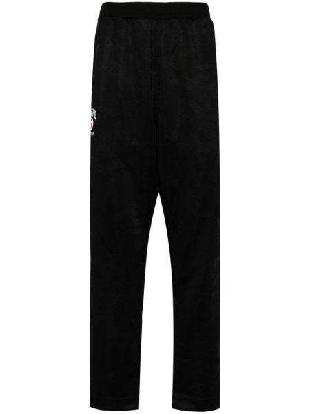 Žakárové teplákové nohavice s výšivkou Aape By *a Bathing Ape® čierna