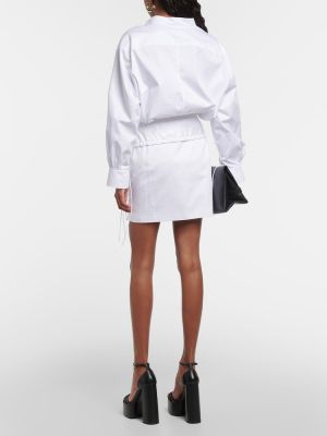 Βαμβακερή φούστα mini Altuzarra λευκό
