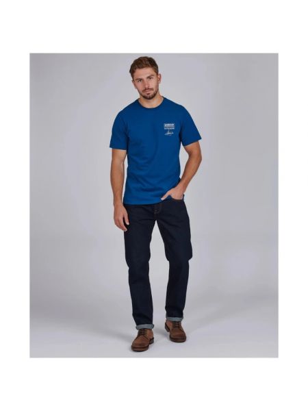 T-shirt Barbour blau