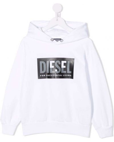 Hettegenser for jenter Diesel Kids hvit