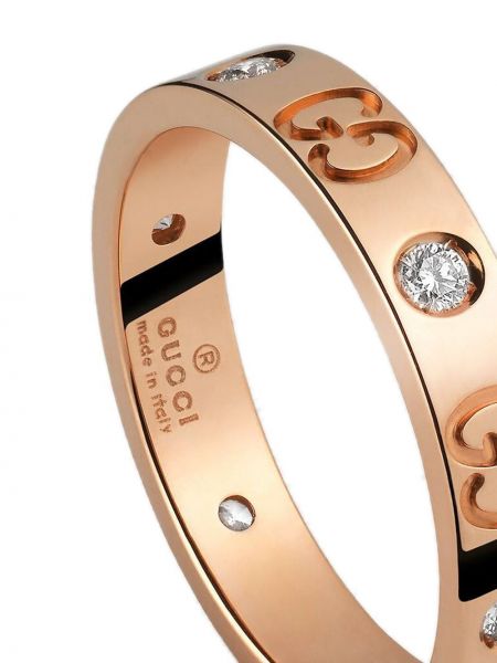 Ring aus roségold Gucci