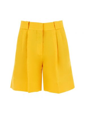 Leinen shorts mit taschen Blazé Milano gelb