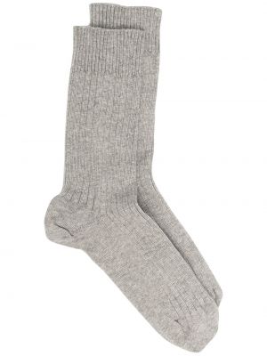 Памучни чорапи Baserange сиво