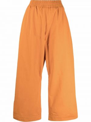 Relaxed панталон с висока талия Plan C оранжево