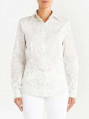 Geblümte hemd mit print Etro weiß