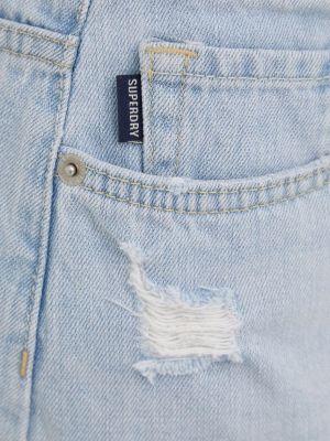 Spódnica jeansowa Superdry niebieska