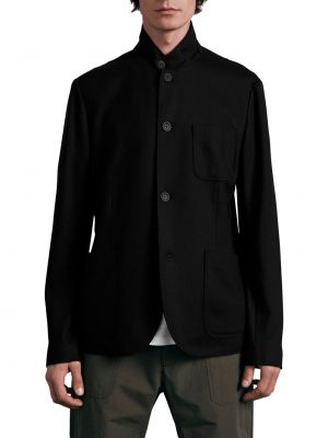 Шерстяная куртка Rag & Bone черная