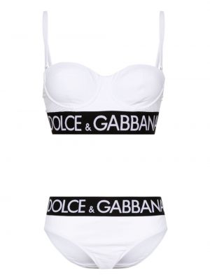 Μπικίνι Dolce & Gabbana λευκό