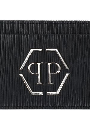 Кожаный кошелек Philipp Plein черный