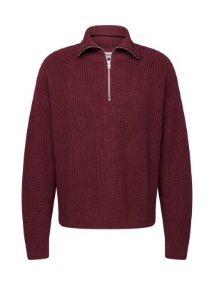 Pull col roulé Weekday bordeaux
