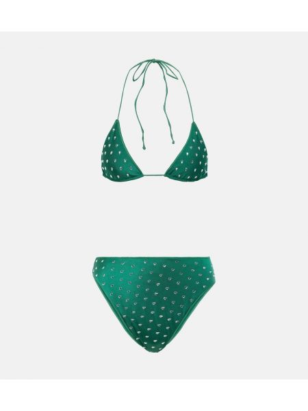 Bikini à imprimé Oséree vert