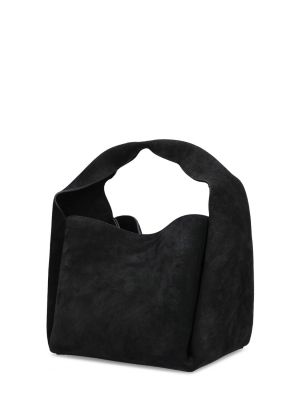 Τσάντα σουέτ Toteme μαύρο