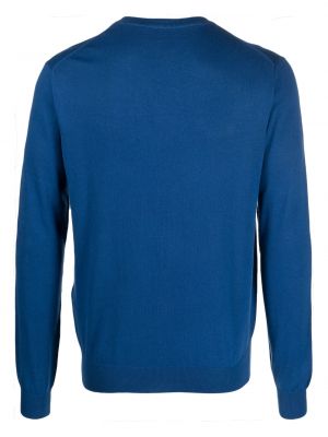 Pullover aus baumwoll mit rundem ausschnitt Peuterey blau