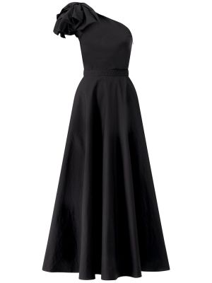 Bavlnené dlouhé šaty Giambattista Valli čierna