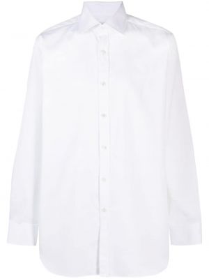 Bavlnená košeľa Dunhill biela