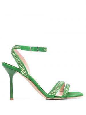 Кожаные сандалии Liu Jo, зеленые