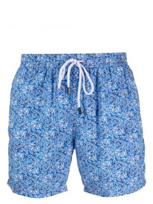 Kratke hlače s printom s paisley uzorkom Barba plava
