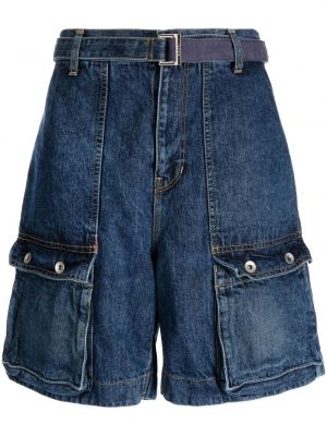 Jeansshorts Sacai blå