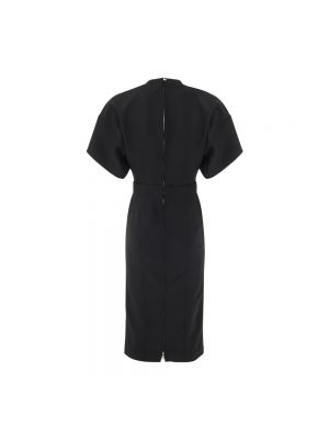 Sukienka mini z krótkim rękawem z okrągłym dekoltem N°21 czarna