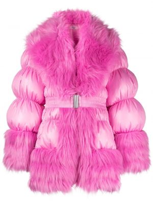 Καπιτονέ παλτό Martine Rose ροζ