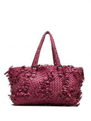 Nakupovalna torba Bottega Veneta Pre-owned vijolična