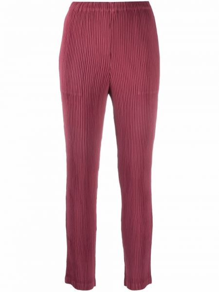 Pantalones plisados Issey Miyake rosa