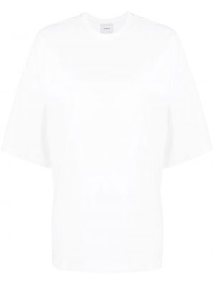 T-shirt ricamato Halfboy bianco