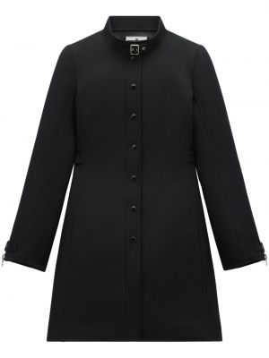 Παλτό με αγκράφα Courreges μαύρο