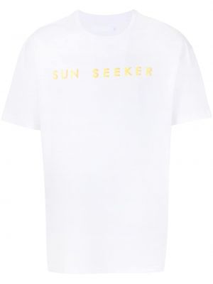 T-shirt con stampa Off Duty bianco
