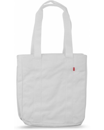 Shopper handtasche mit print Supreme weiß