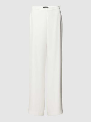 Spodnie w jednolitym kolorze Swing białe