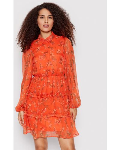 Šaty Vero Moda, oranžová