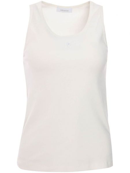 Tanktop med broderier Rabanne