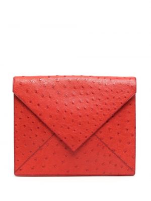Pisemska torbica Hermès rdeča