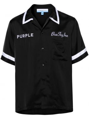 Košeľa s výšivkou Purple Brand
