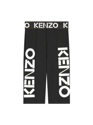 Czarne spodnie sportowe z napisami Kenzo