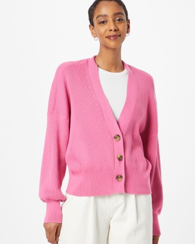 Плетен плетен елек Esprit розово