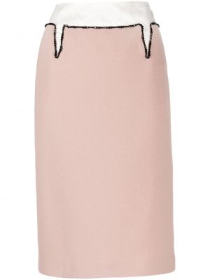 Křišťálové vlněné pouzdrová sukně Nº21