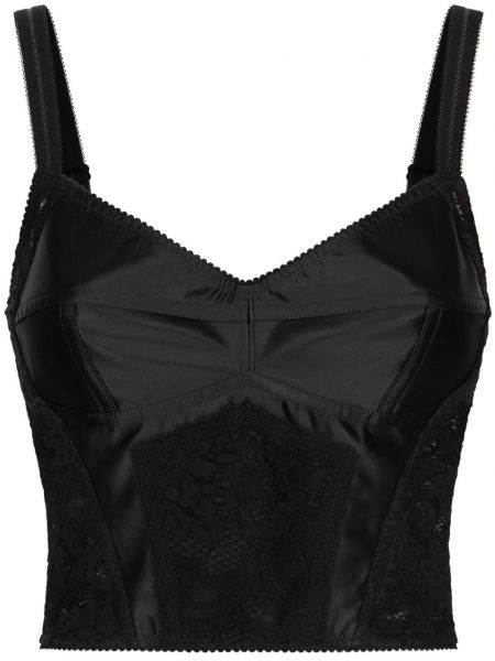 Korset top Dolce & Gabbana sort