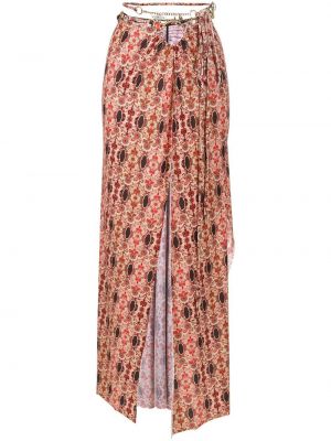 Φλοράλ φόρεμα με σχέδιο Amir Slama