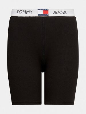 Pantaloni scurți slim fit Tommy Hilfiger negru
