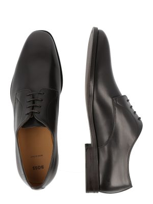 Ниски обувки с връзки Boss Black черно